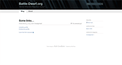 Desktop Screenshot of battle-dwarf.org